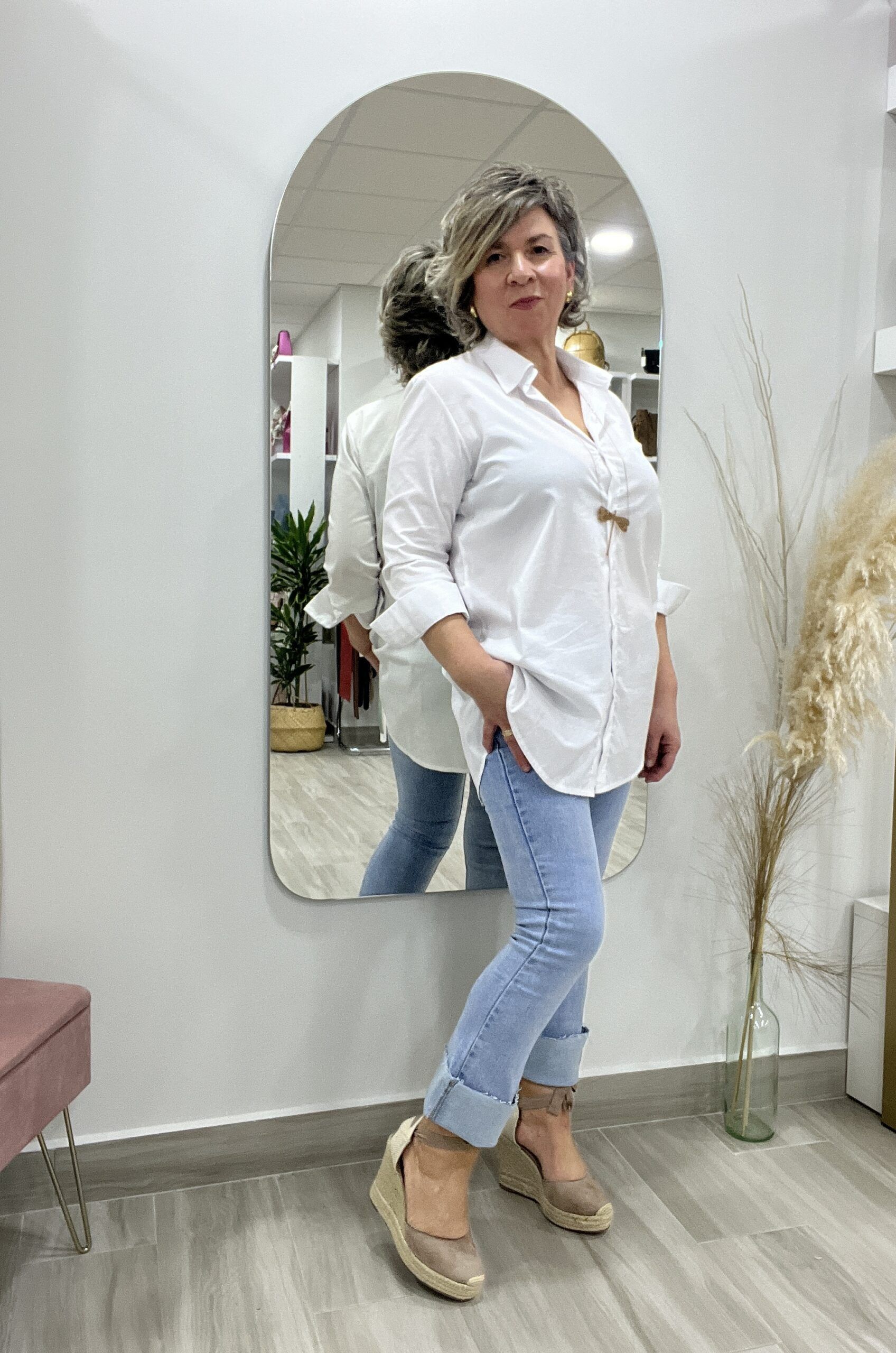 CAMISA BLANCA LARGA