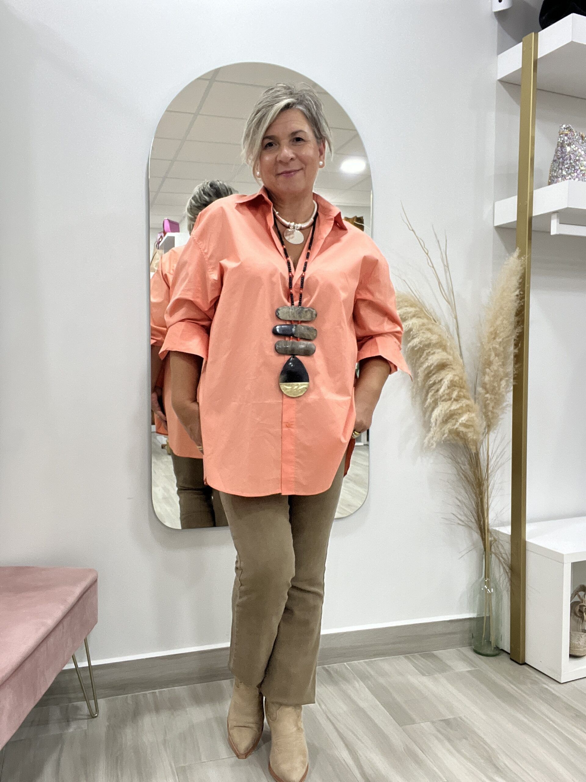 COLLAR MADERA Y NACAR - Imagen 2