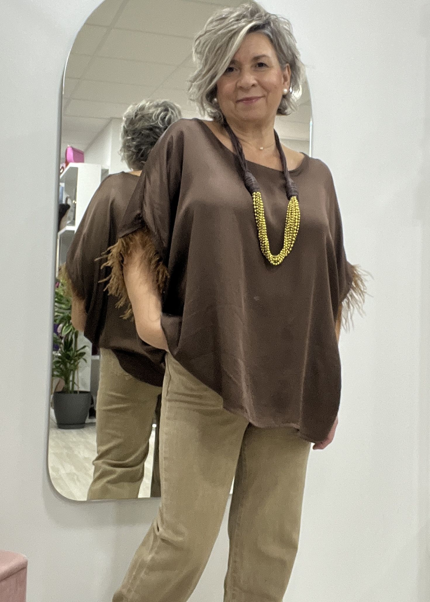 BLUSA DE PLUMAS - Imagen 4