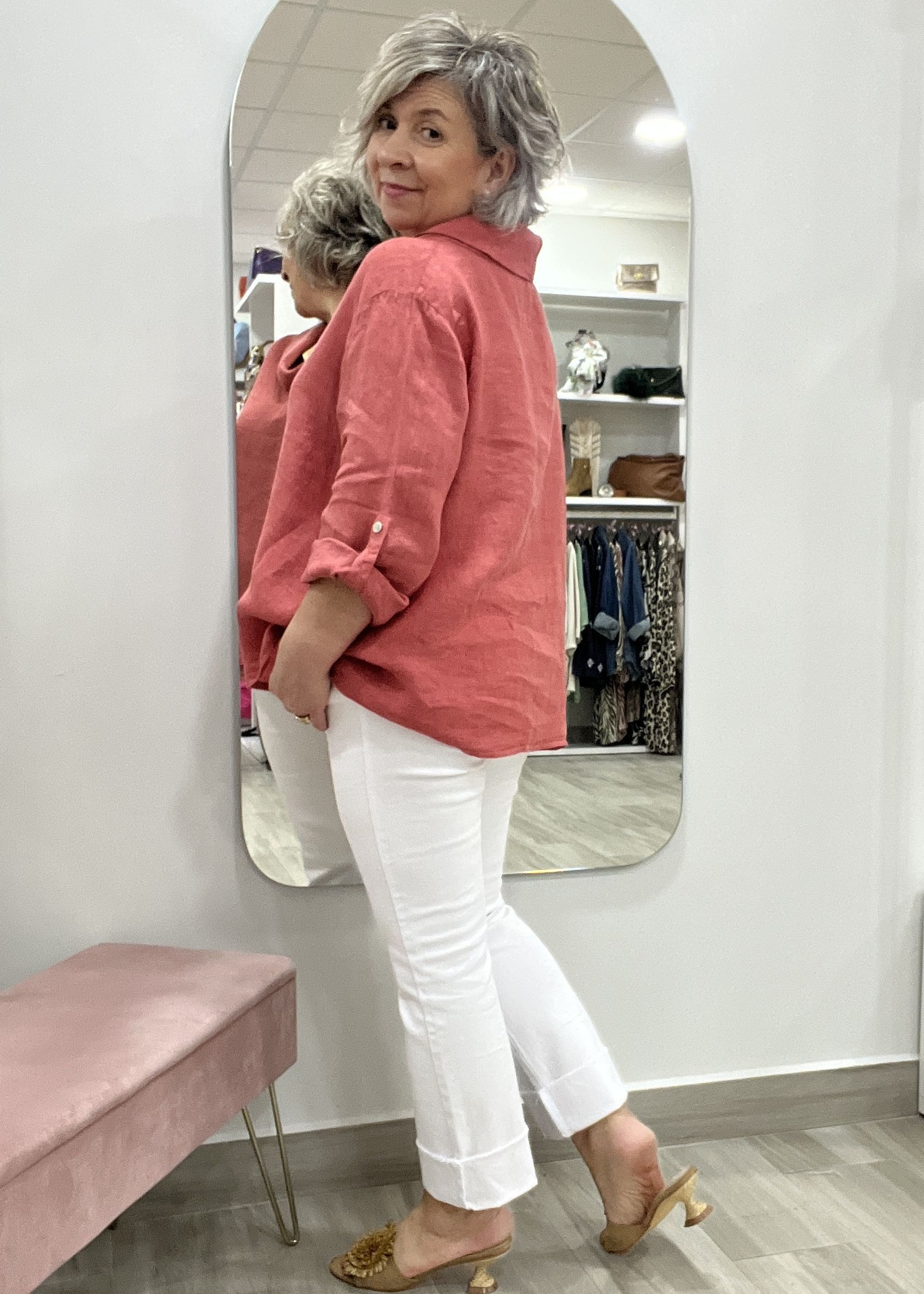 CAMISA LINO LALI - Imagen 3