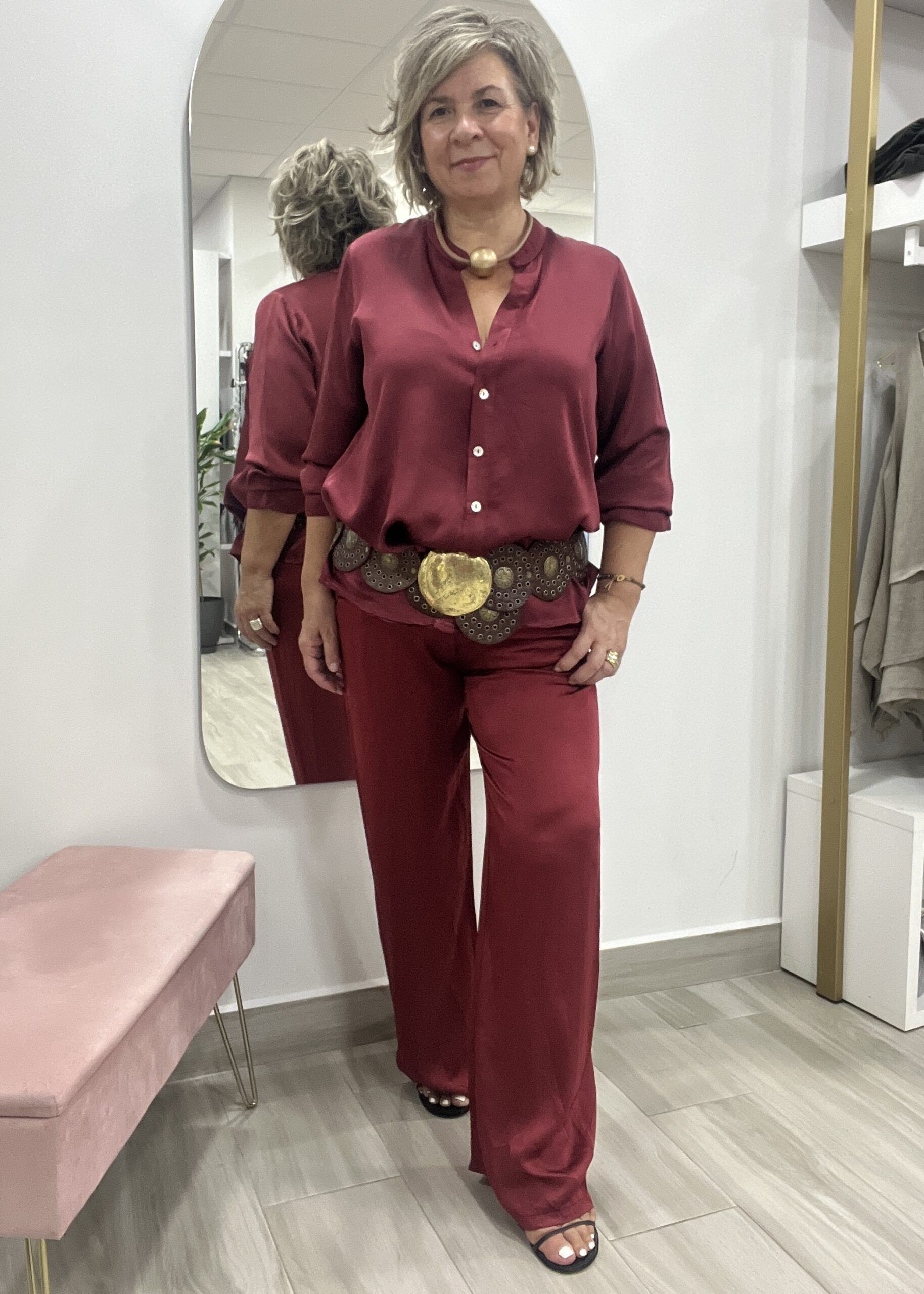 CAMISA SATINADA ANTONELLA - Imagen 4