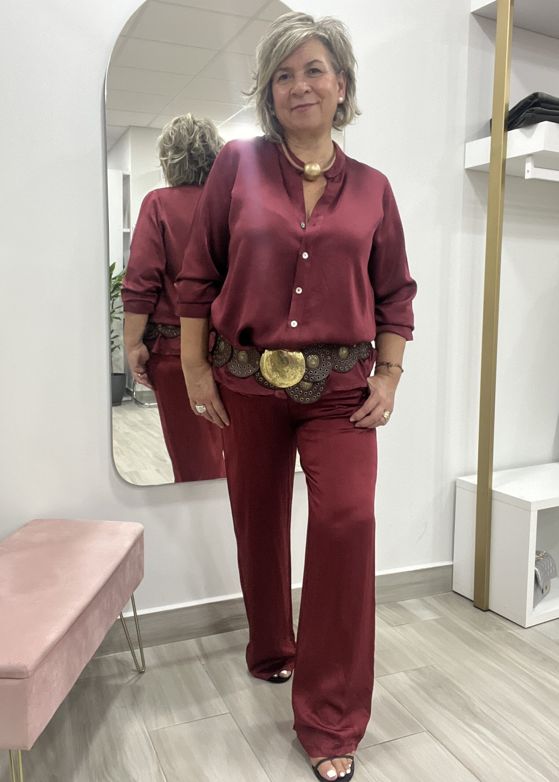 CAMISA SATINADA ANTONELLA - Imagen 3