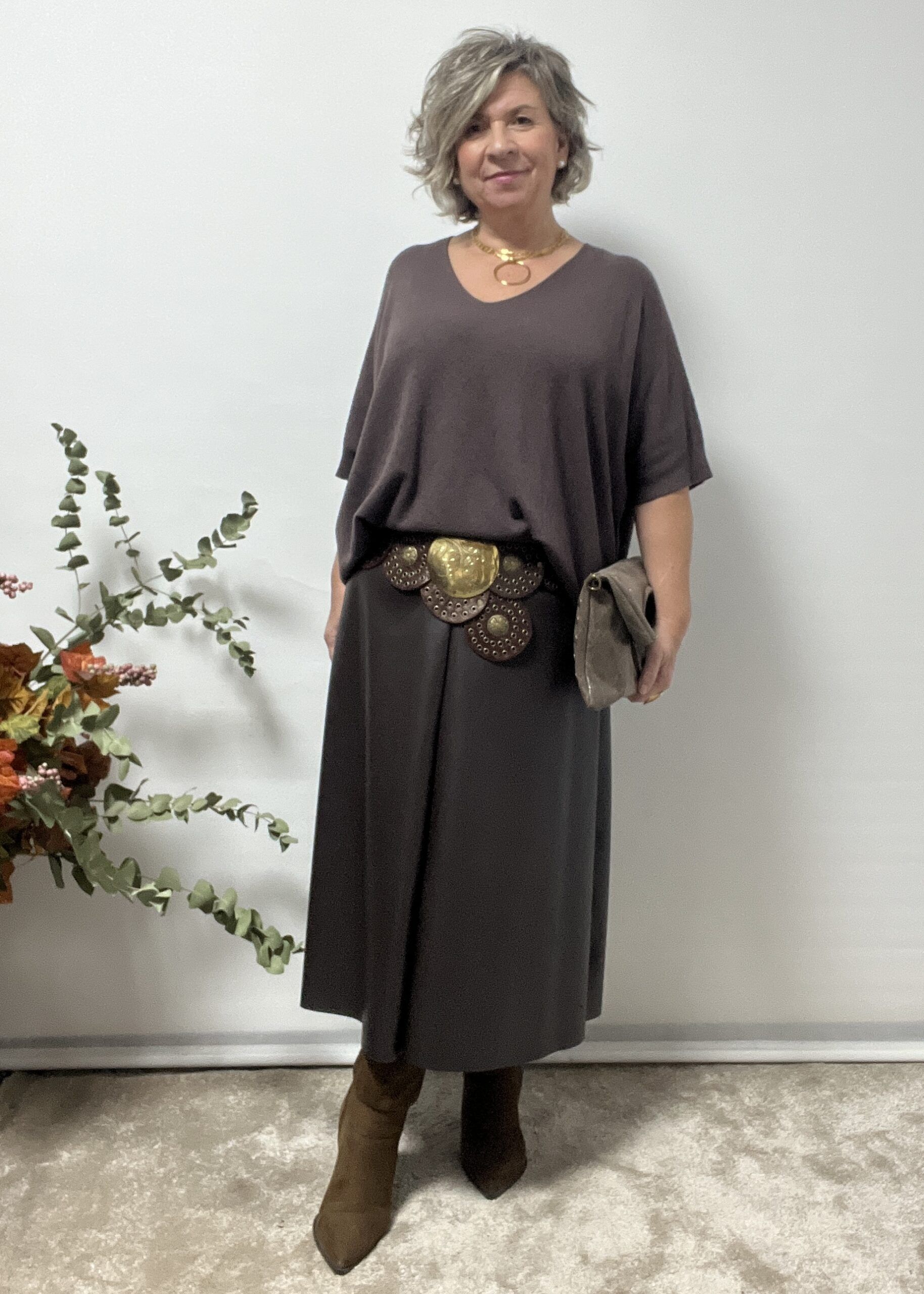 FALDA LARGA POLIPIEL - Imagen 4