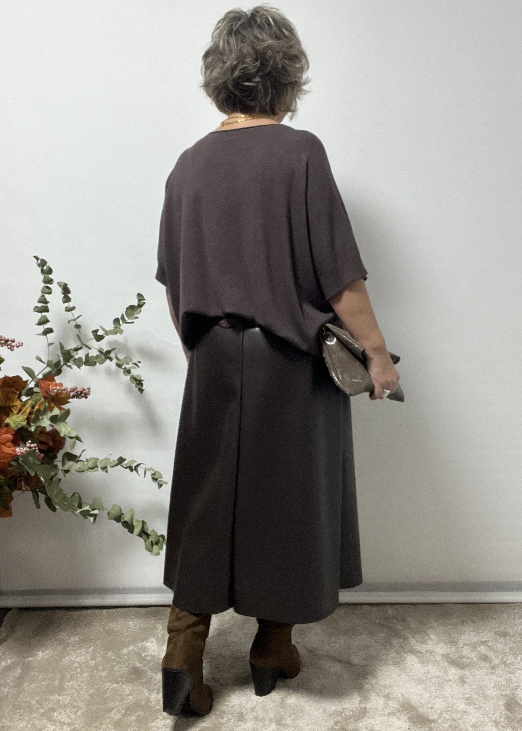 FALDA LARGA POLIPIEL - Imagen 3