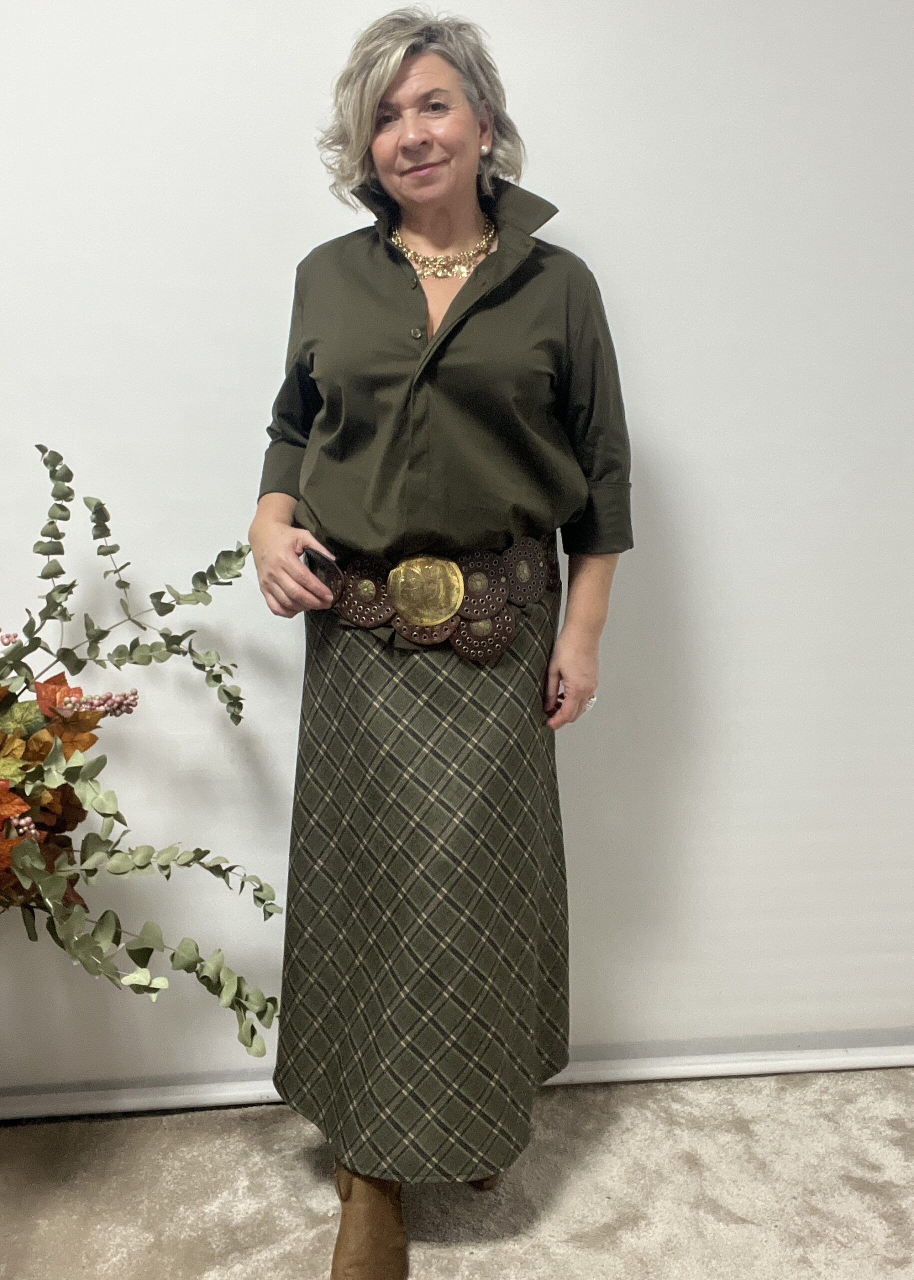 CAMISA BÁSICA KAKI - Imagen 2