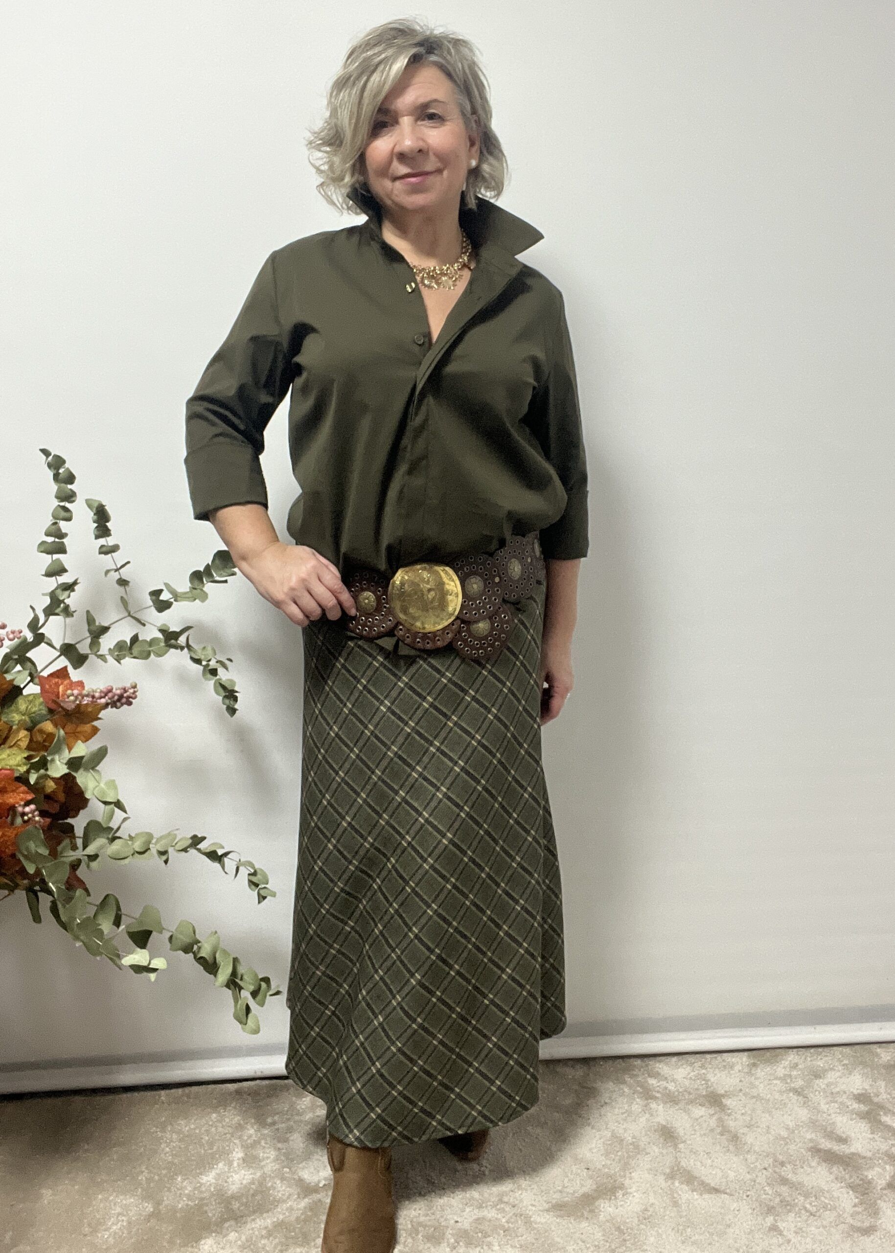 CAMISA BÁSICA KAKI - Imagen 3