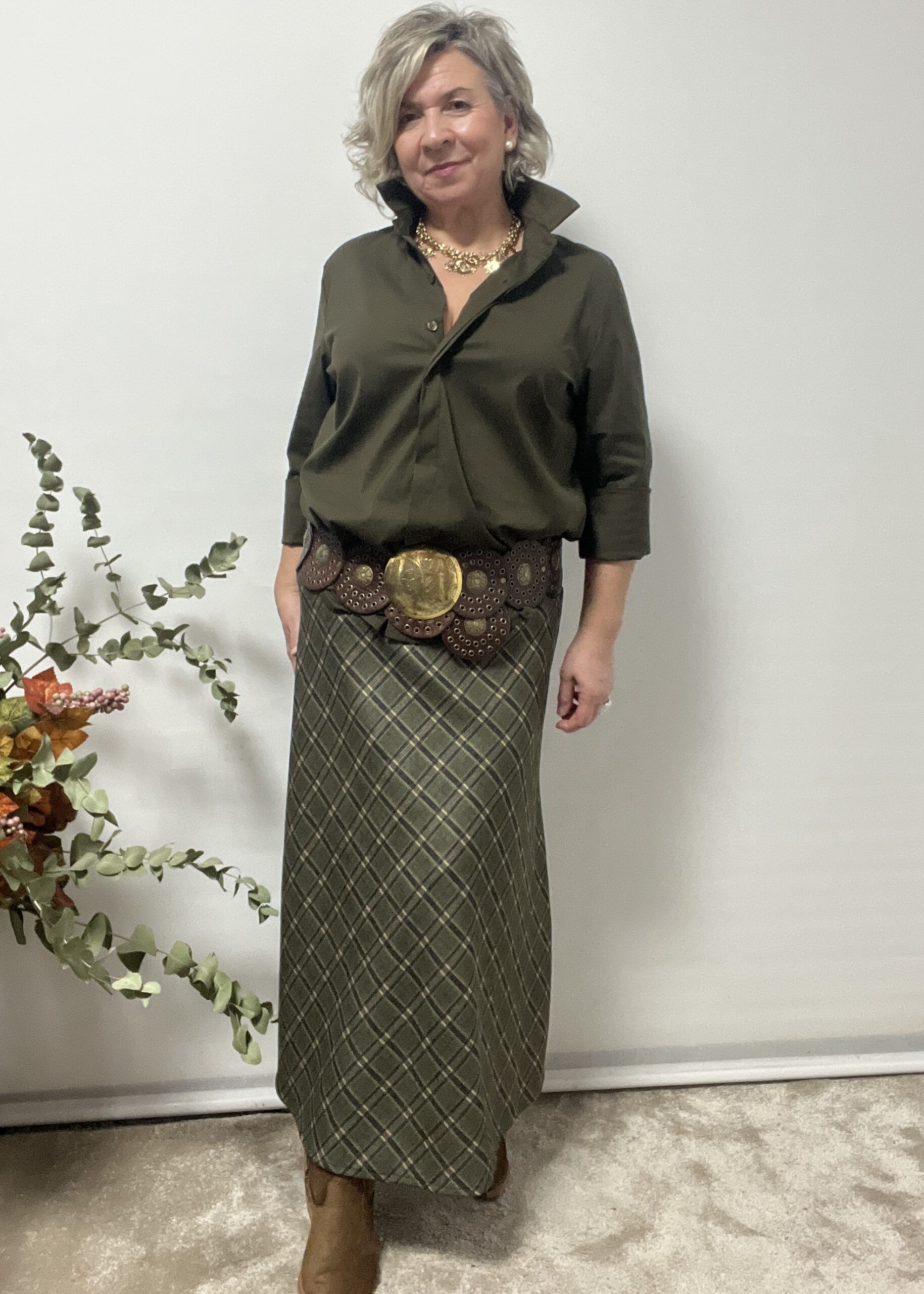 CAMISA BÁSICA KAKI - Imagen 4