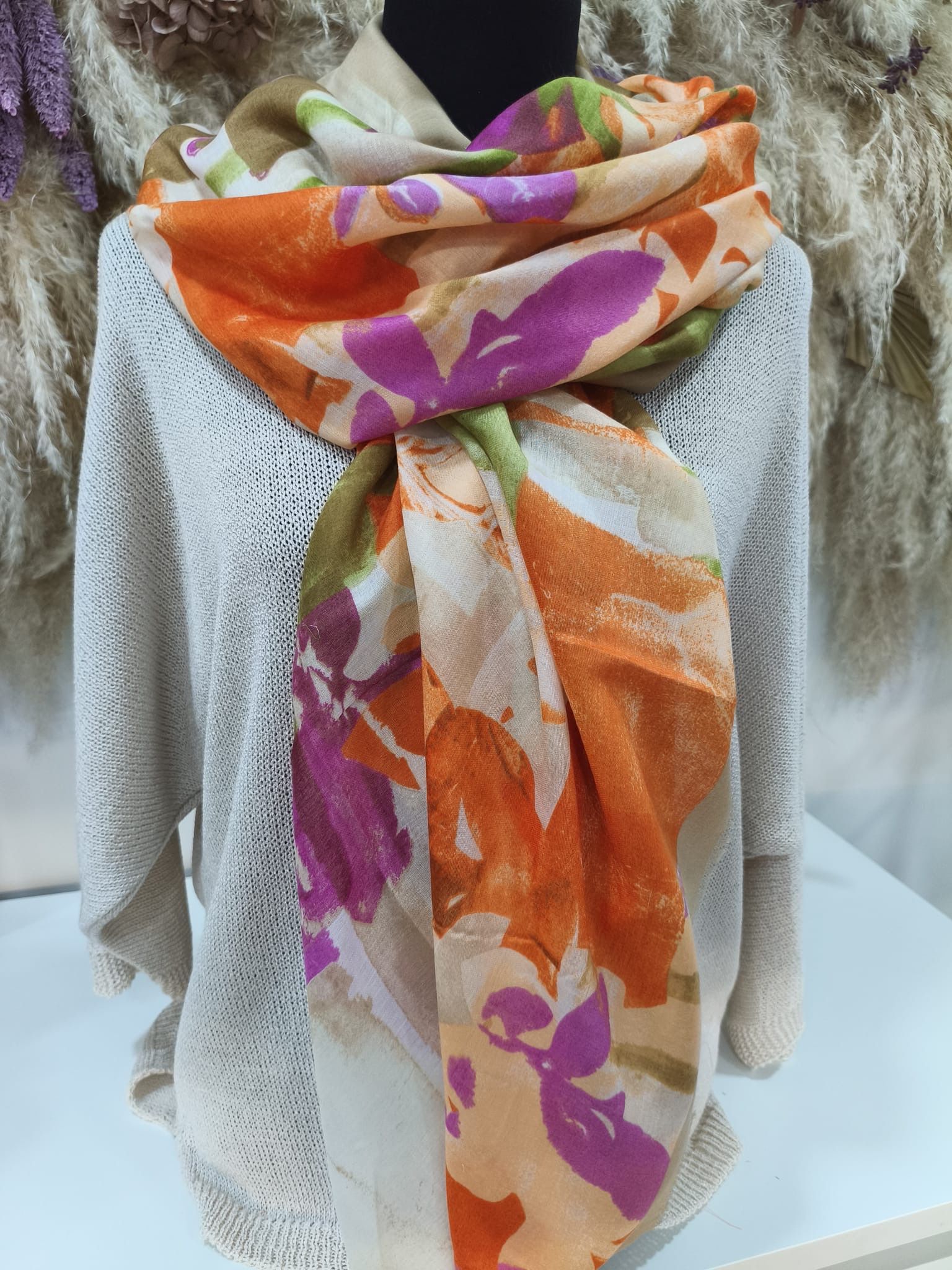 PAÑUELO TONOS NARANJA