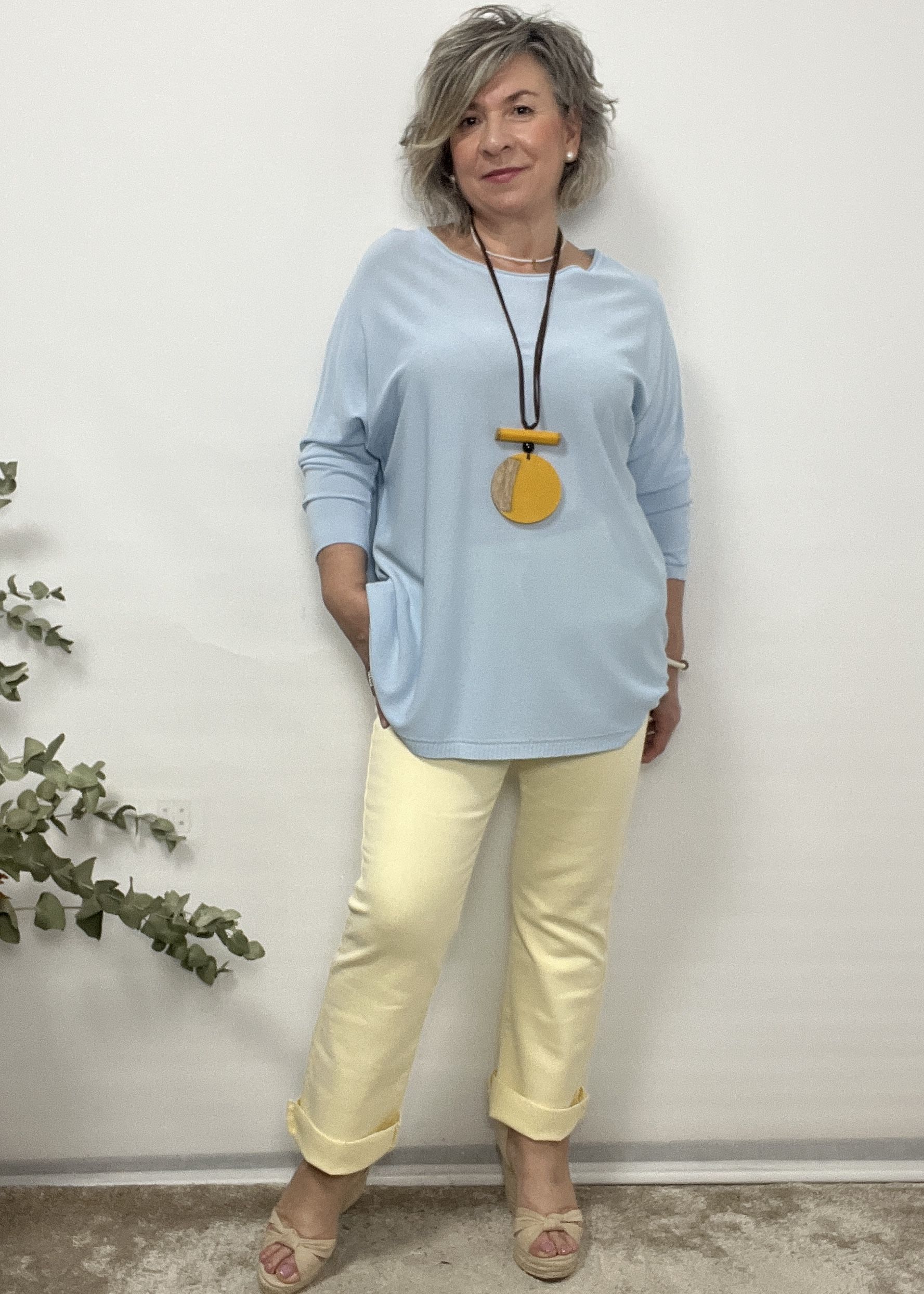 JERSEY LULU CELESTE - Imagen 3