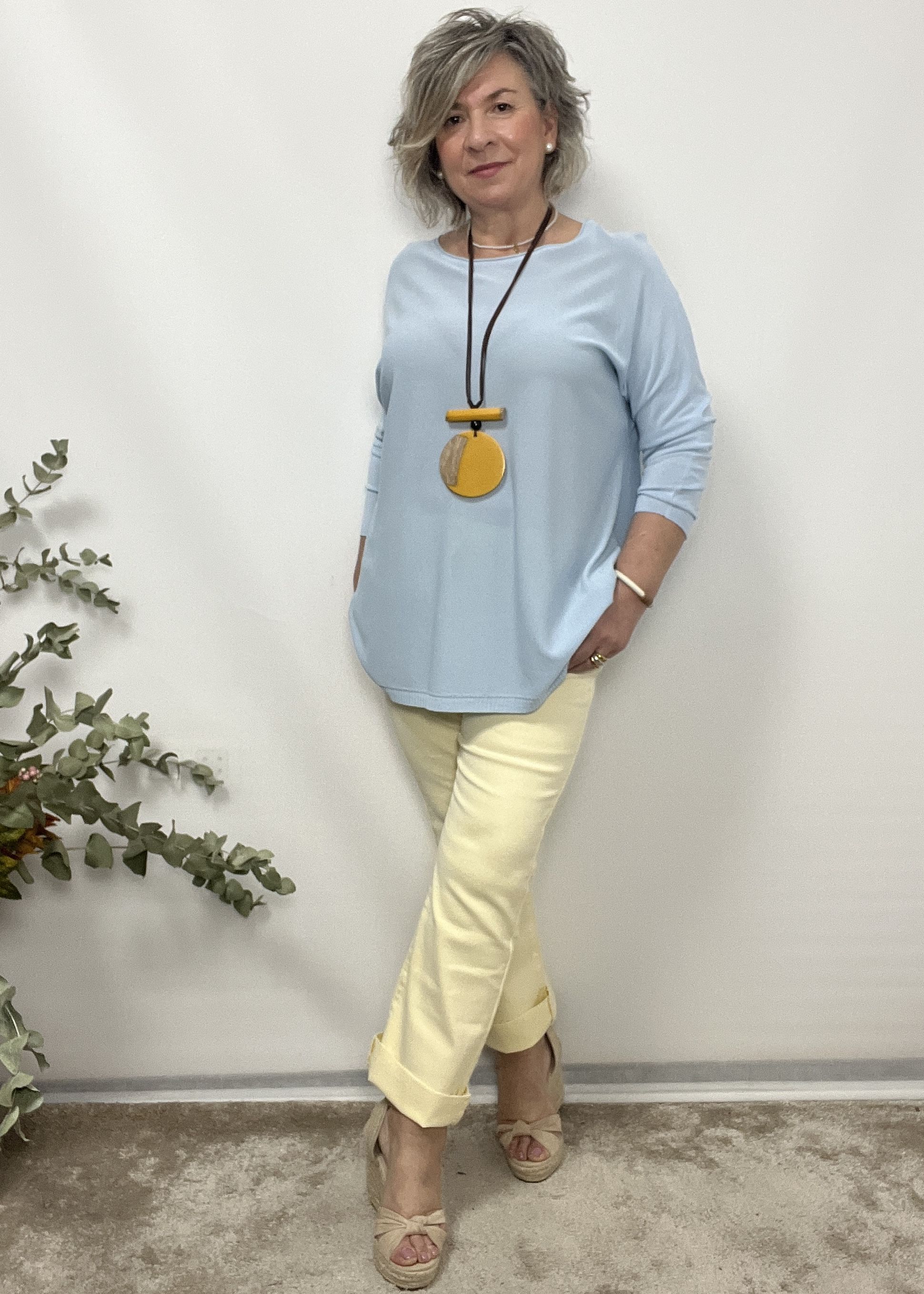 JERSEY LULU CELESTE - Imagen 4