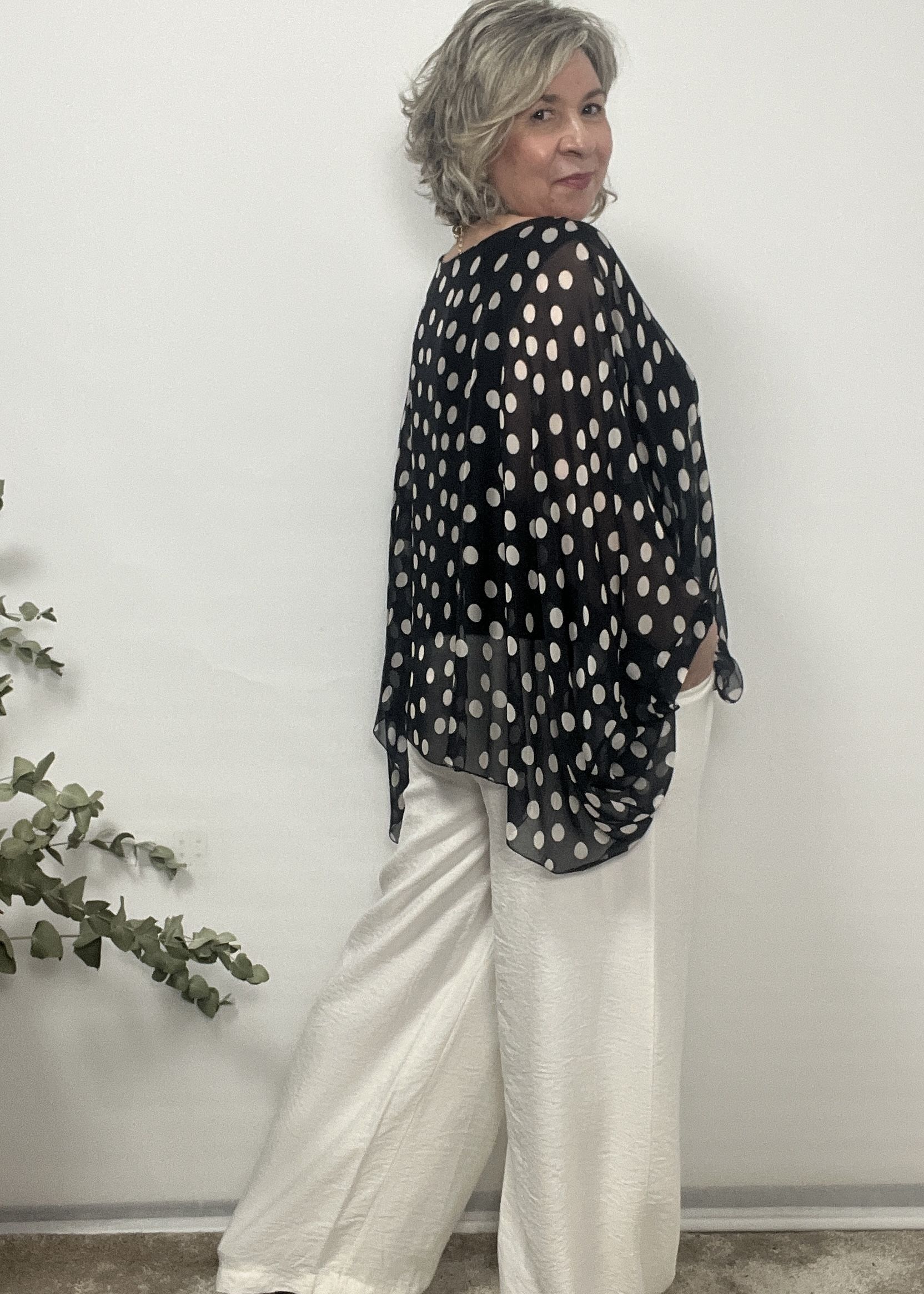 CAMISA SEDA LUNARES - Imagen 2