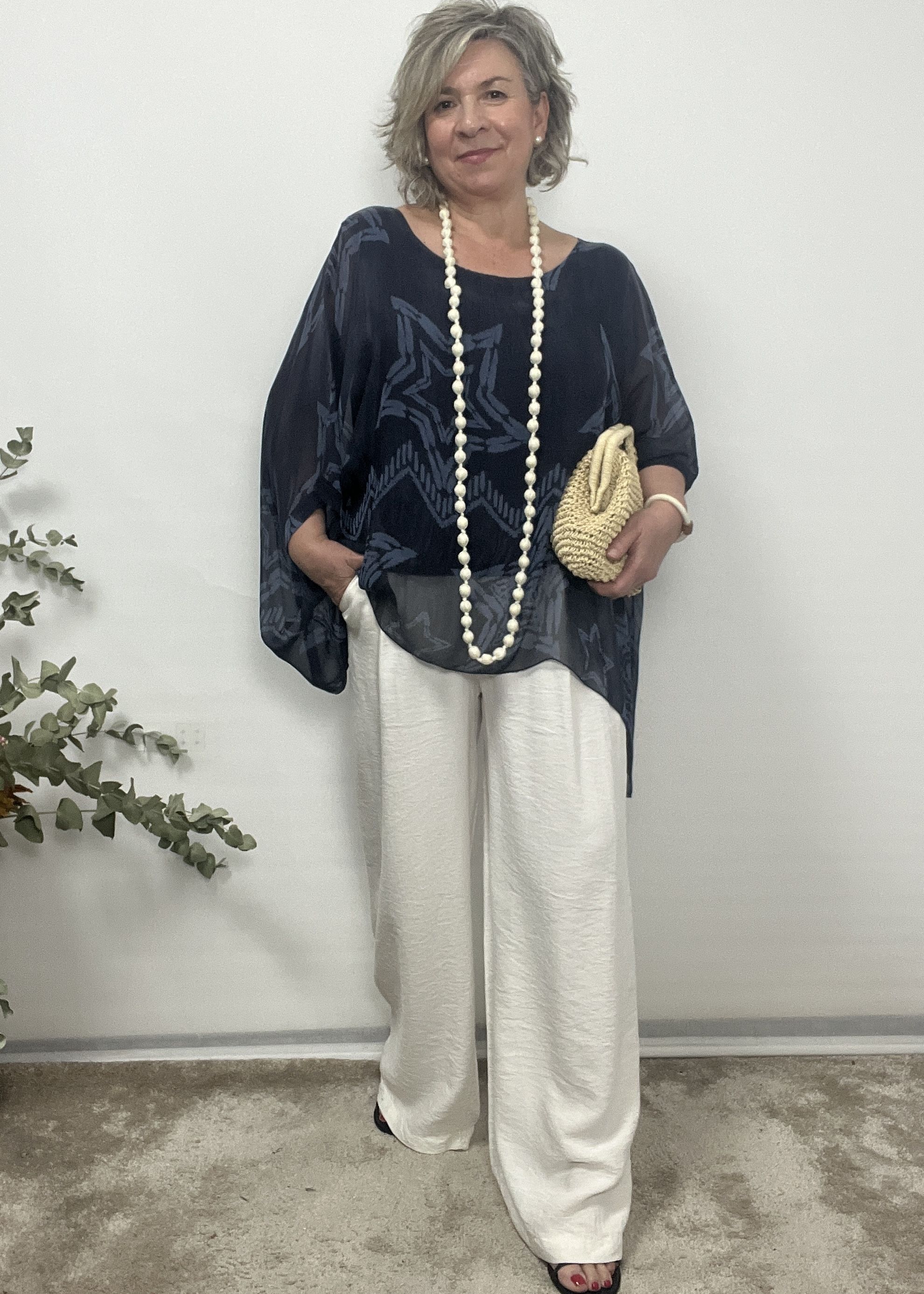 CAMISA SEDA MARINO - Imagen 2
