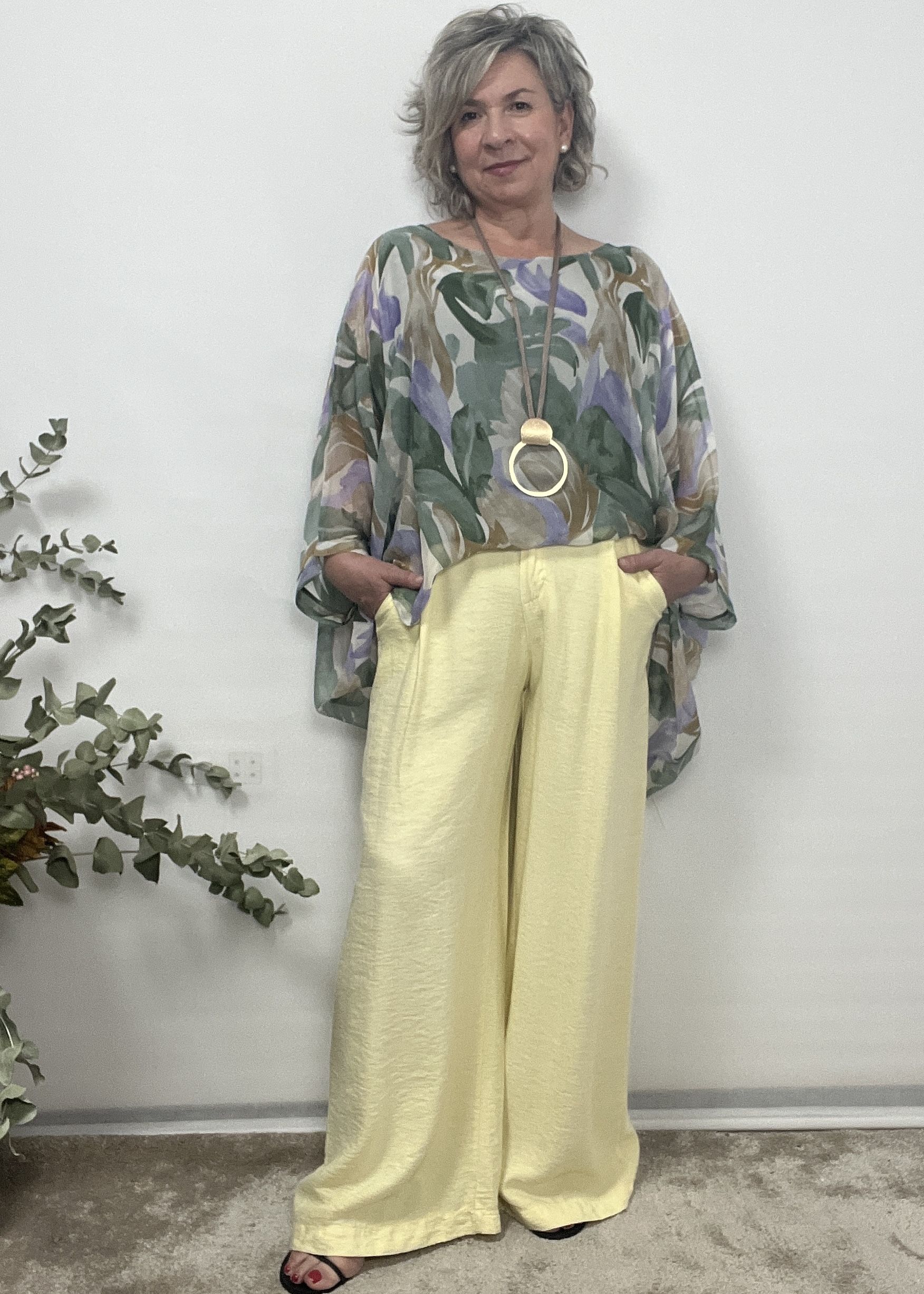 CAMISA SEDA LILA - Imagen 2