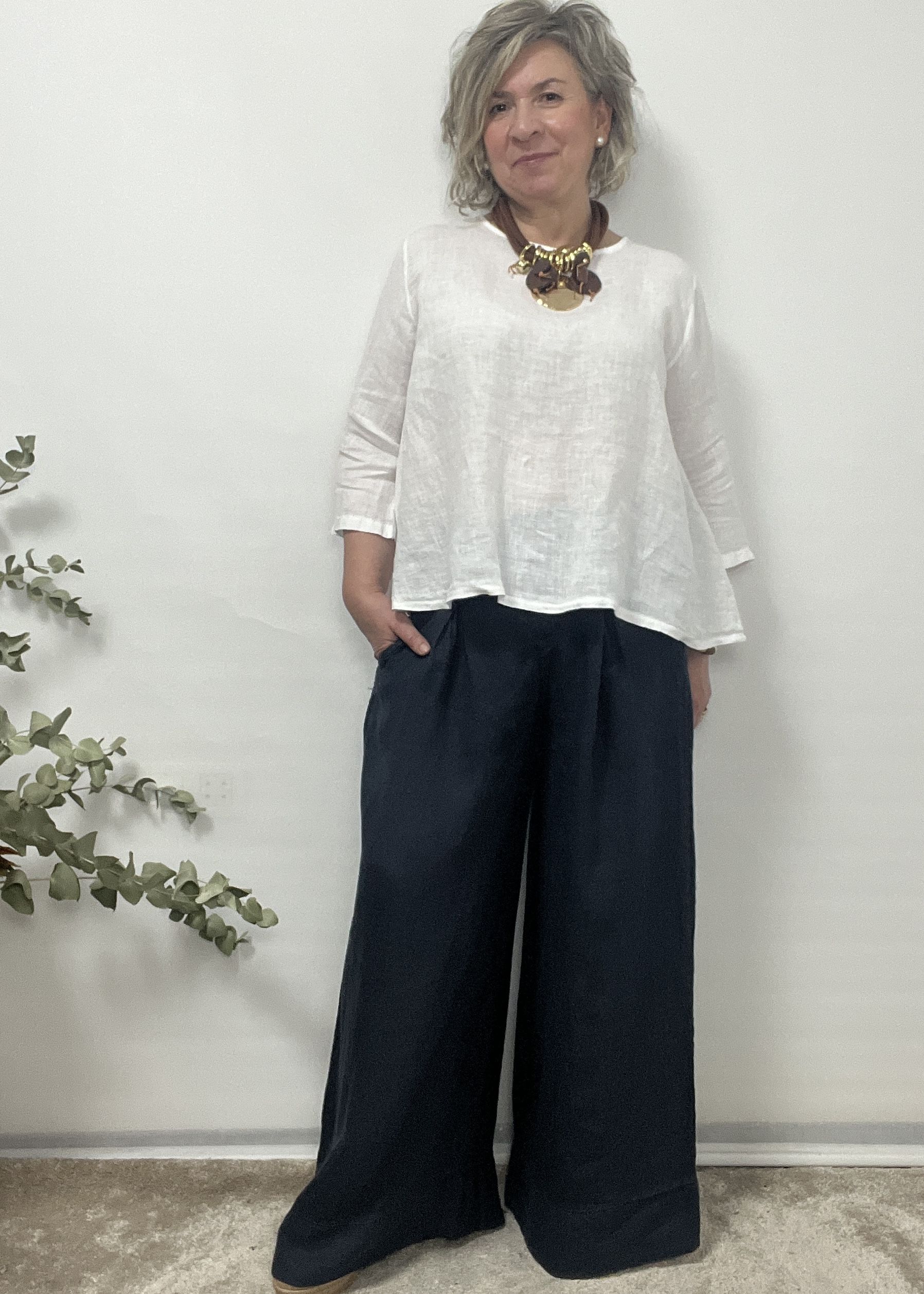CAMISA LINO LAURA - Imagen 4
