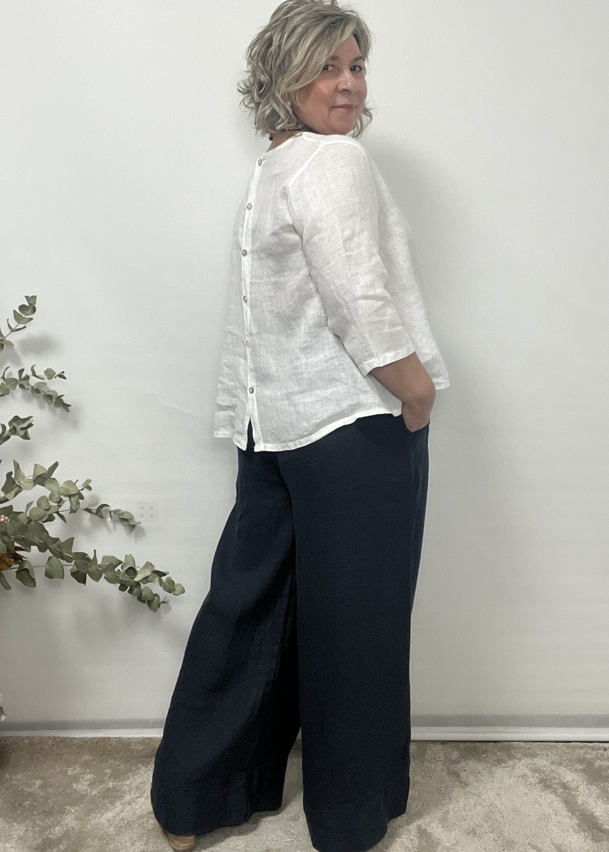 CAMISA LINO LAURA - Imagen 2
