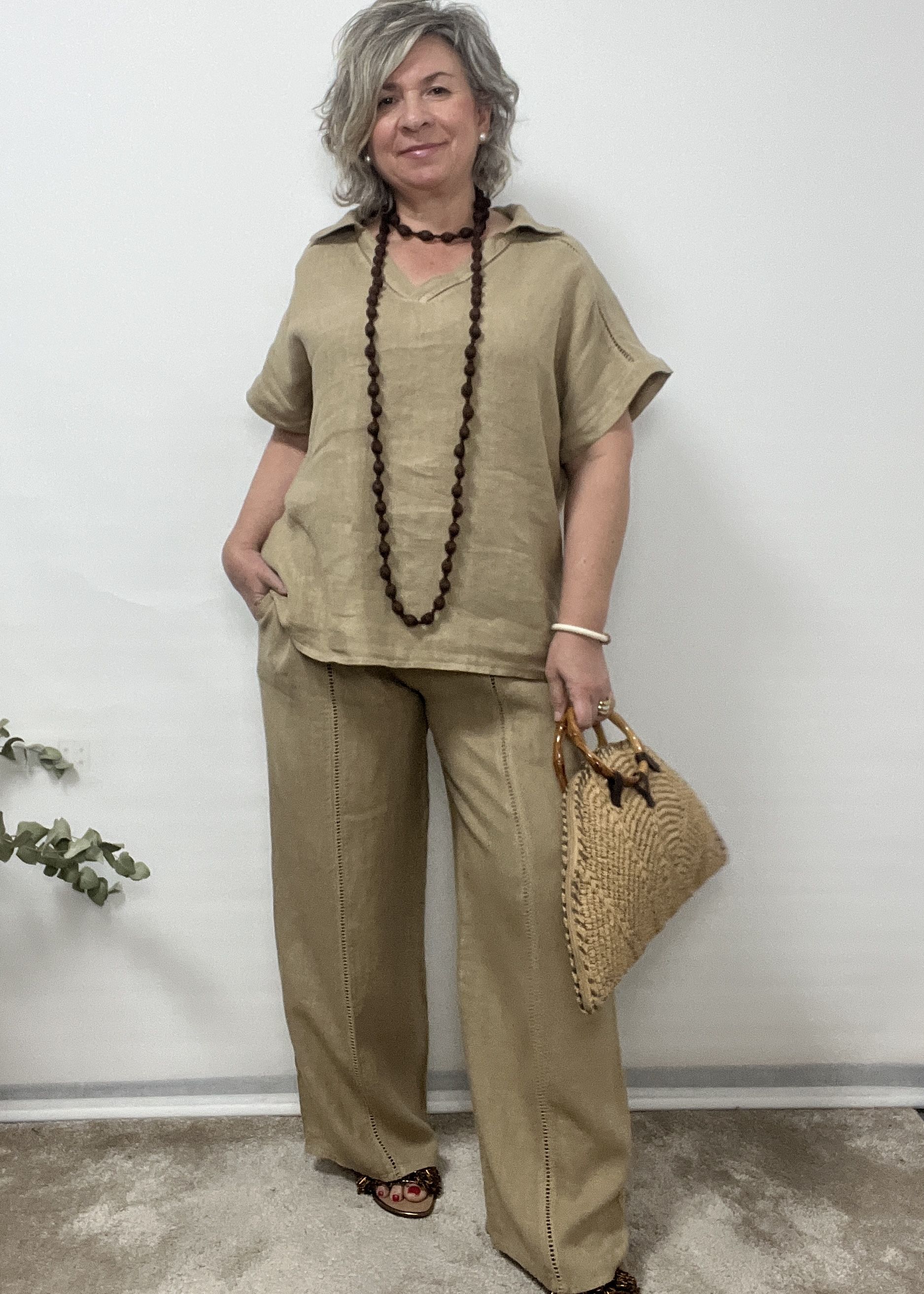CAMISA LINO MARTINA - Imagen 3
