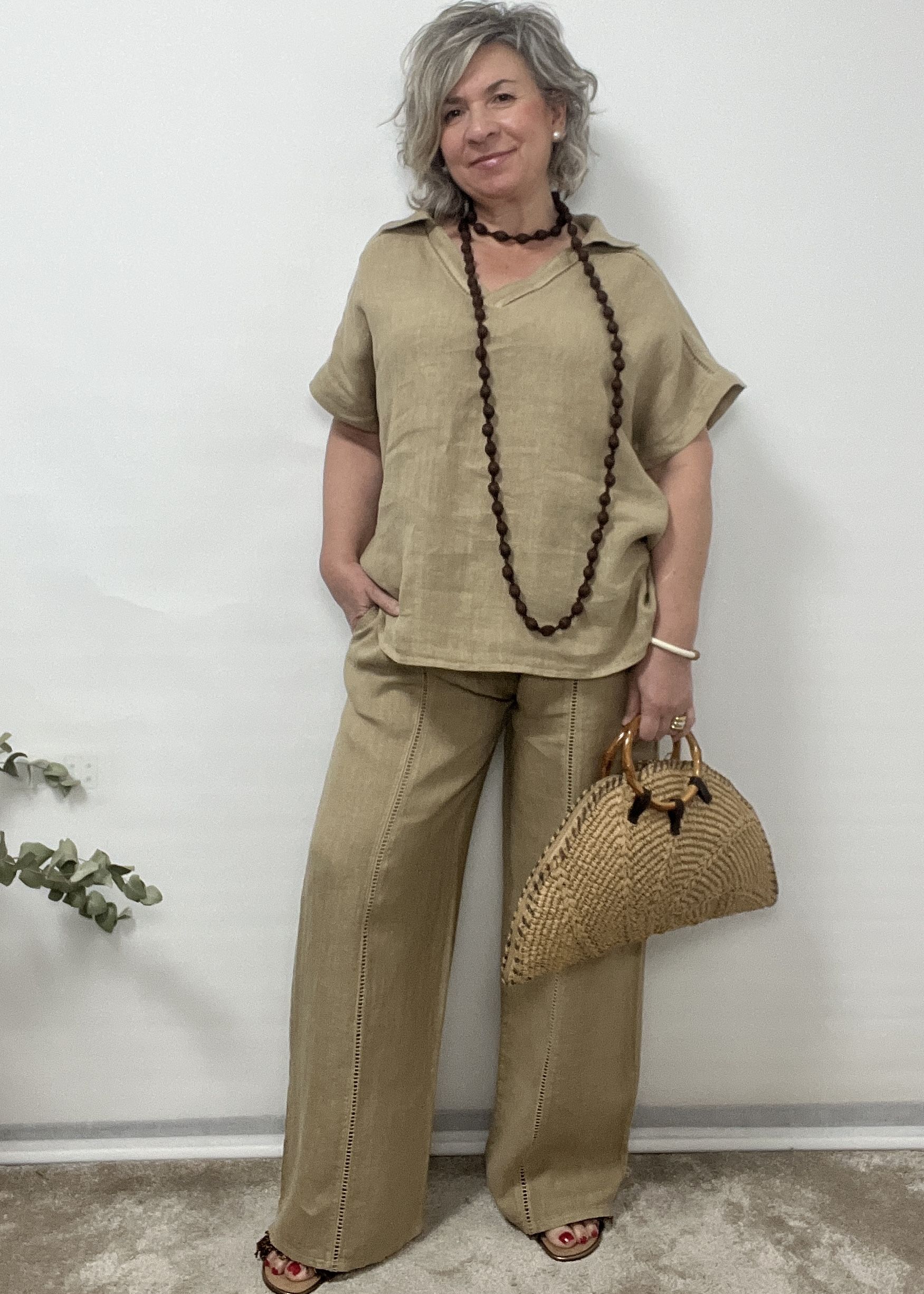 CAMISA LINO MARTINA - Imagen 2