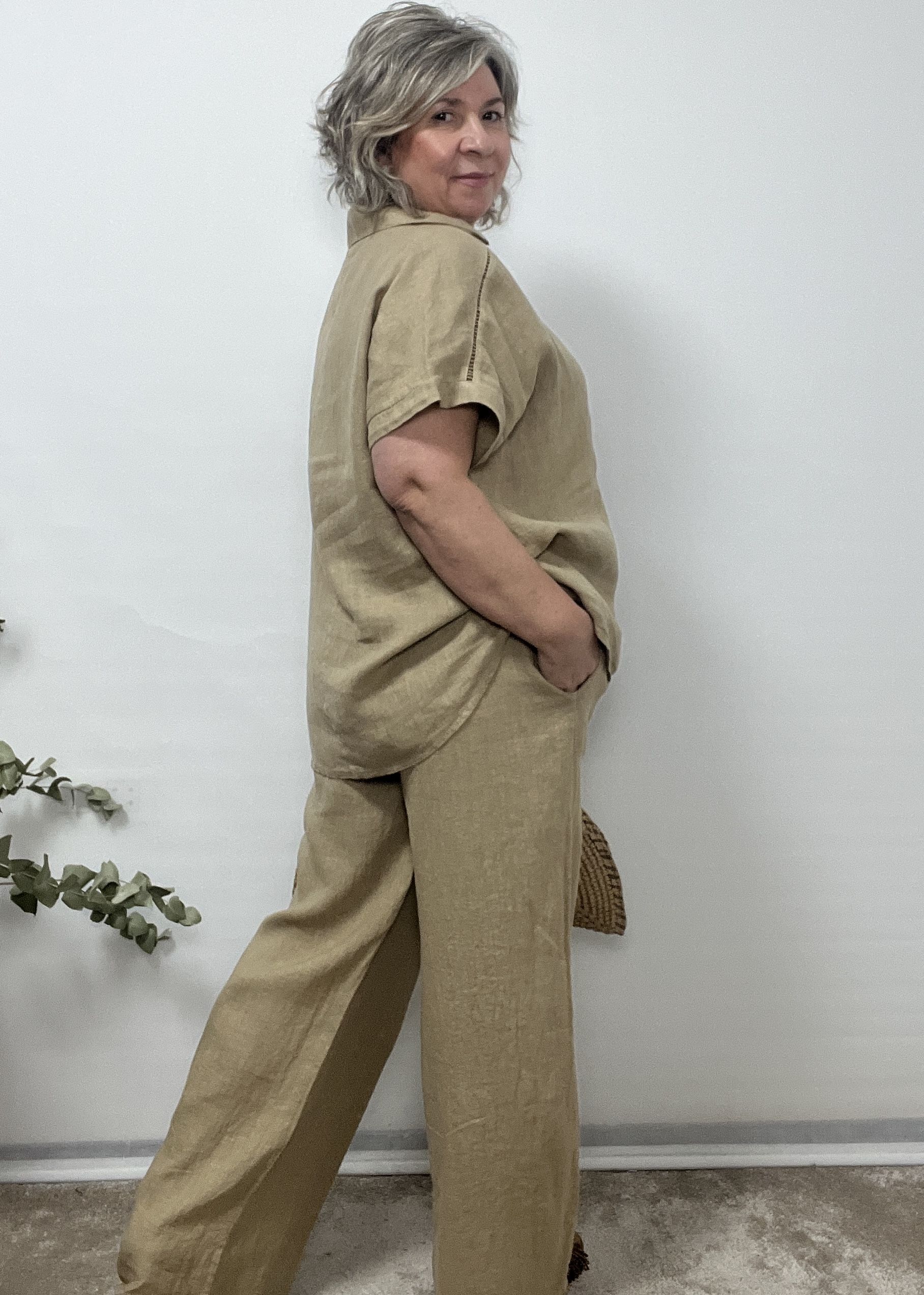 CAMISA LINO MARTINA - Imagen 4