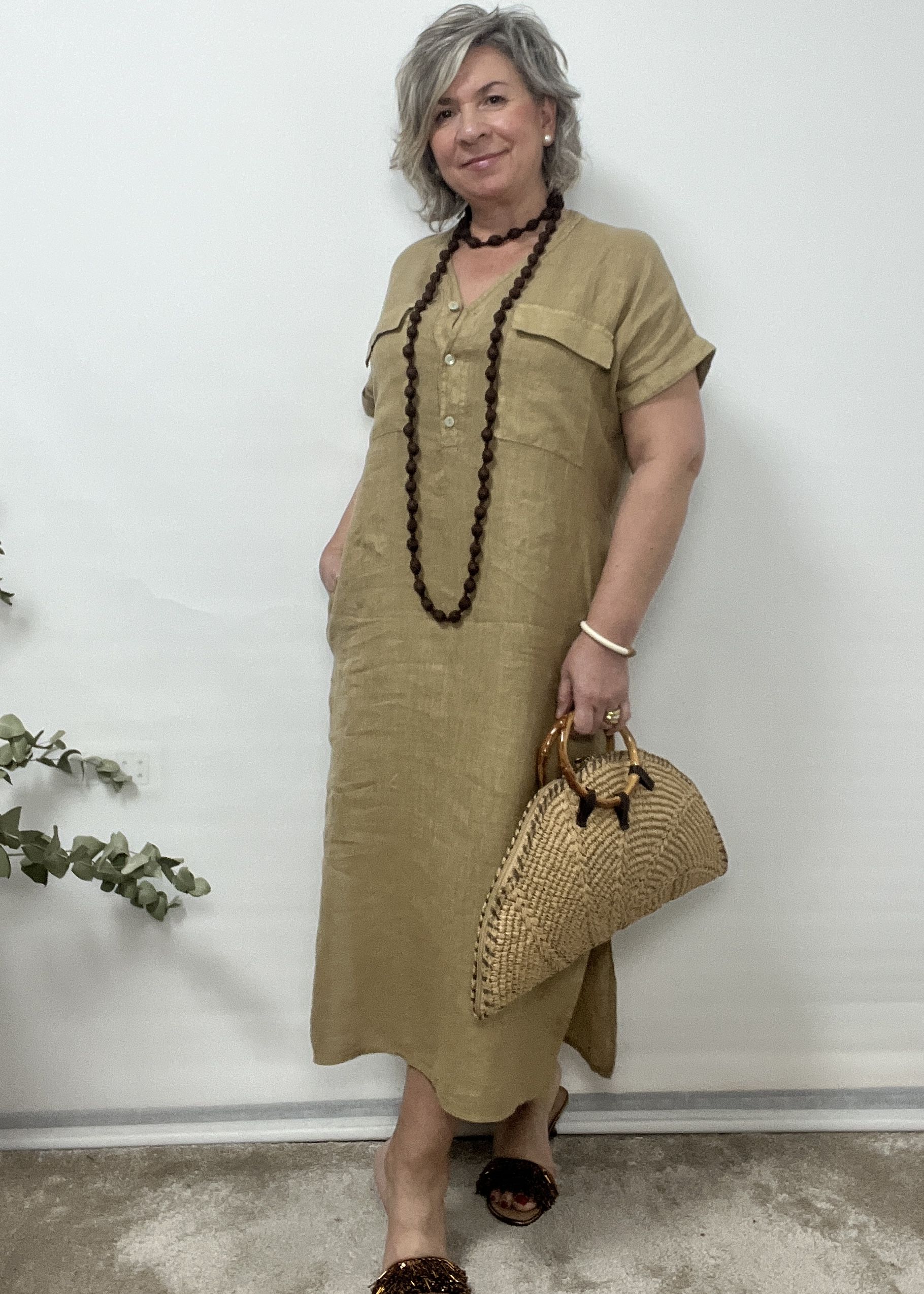 VESTIDO RECTO TAPETA