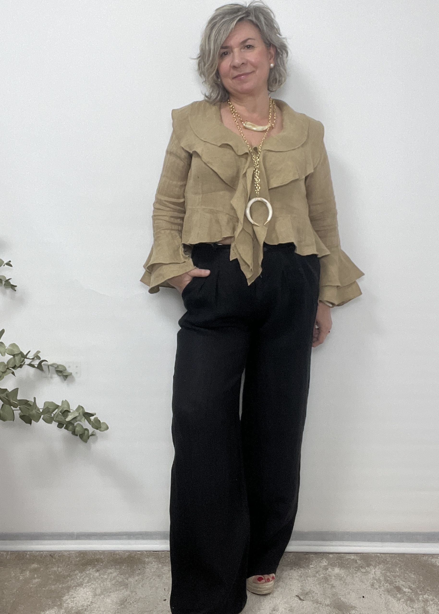 PANTALÓN LINO SANDY - Imagen 2