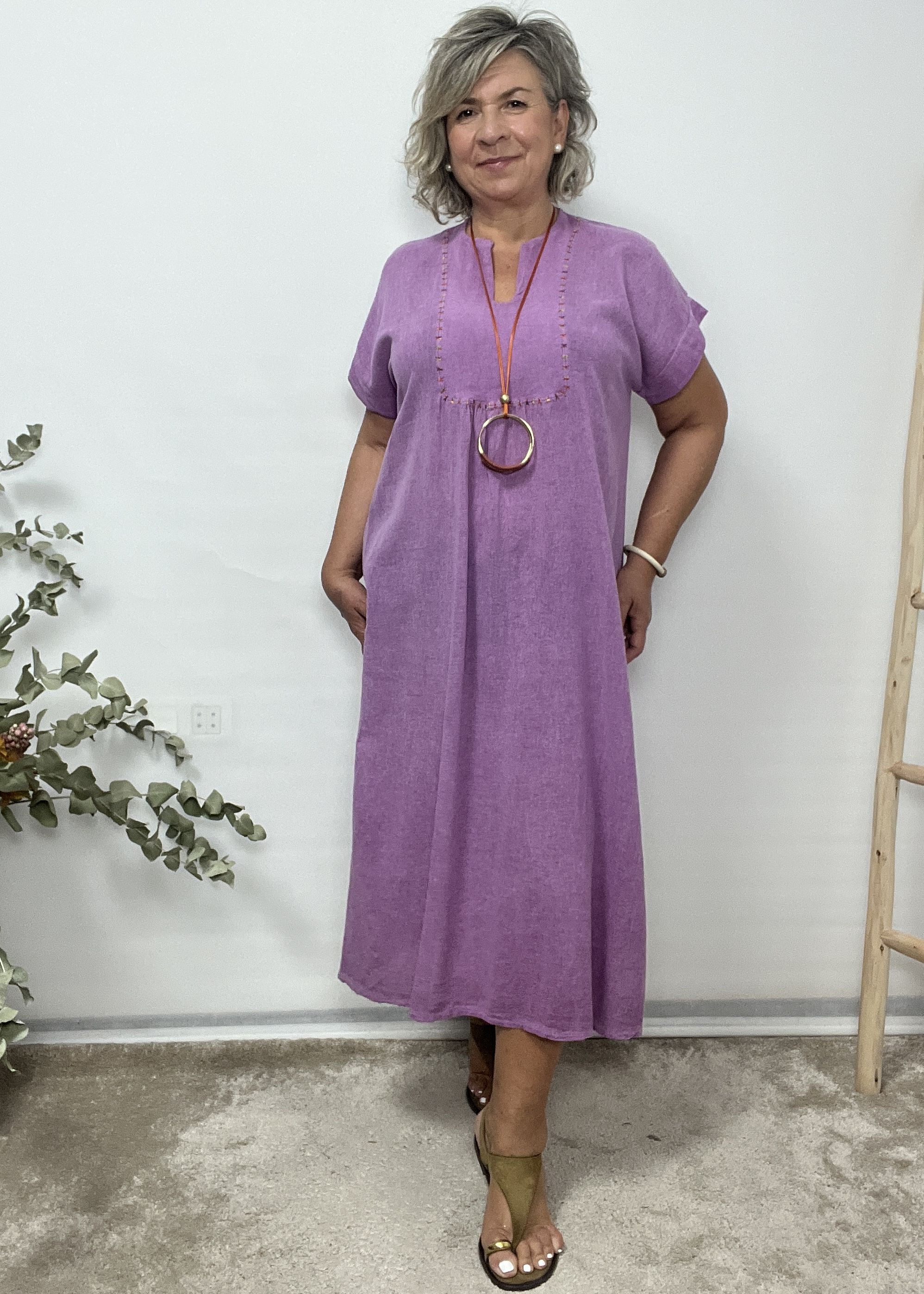 VESTIDO RECTO ANA - Imagen 4