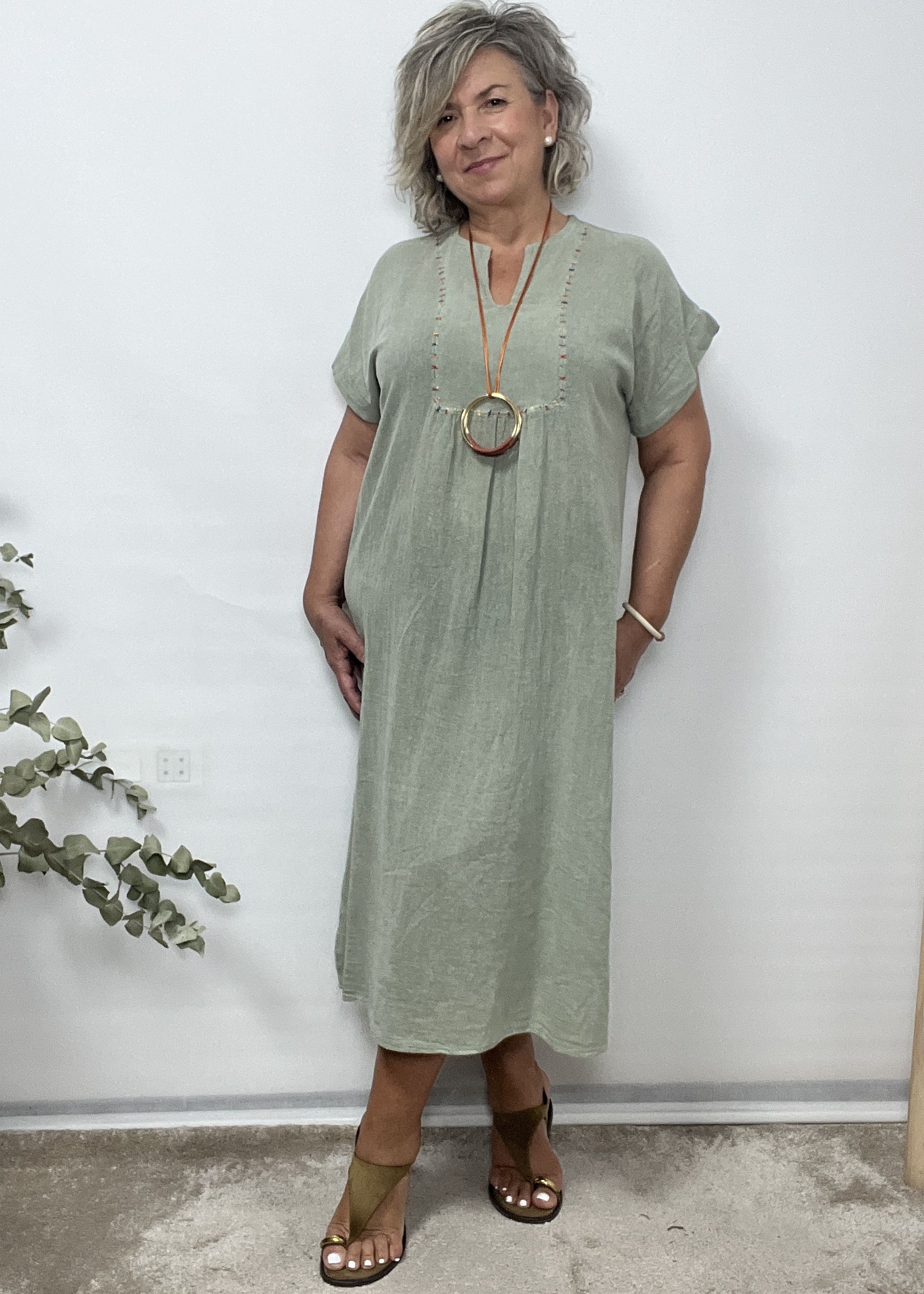 VESTIDO RECTO ANA - Imagen 4