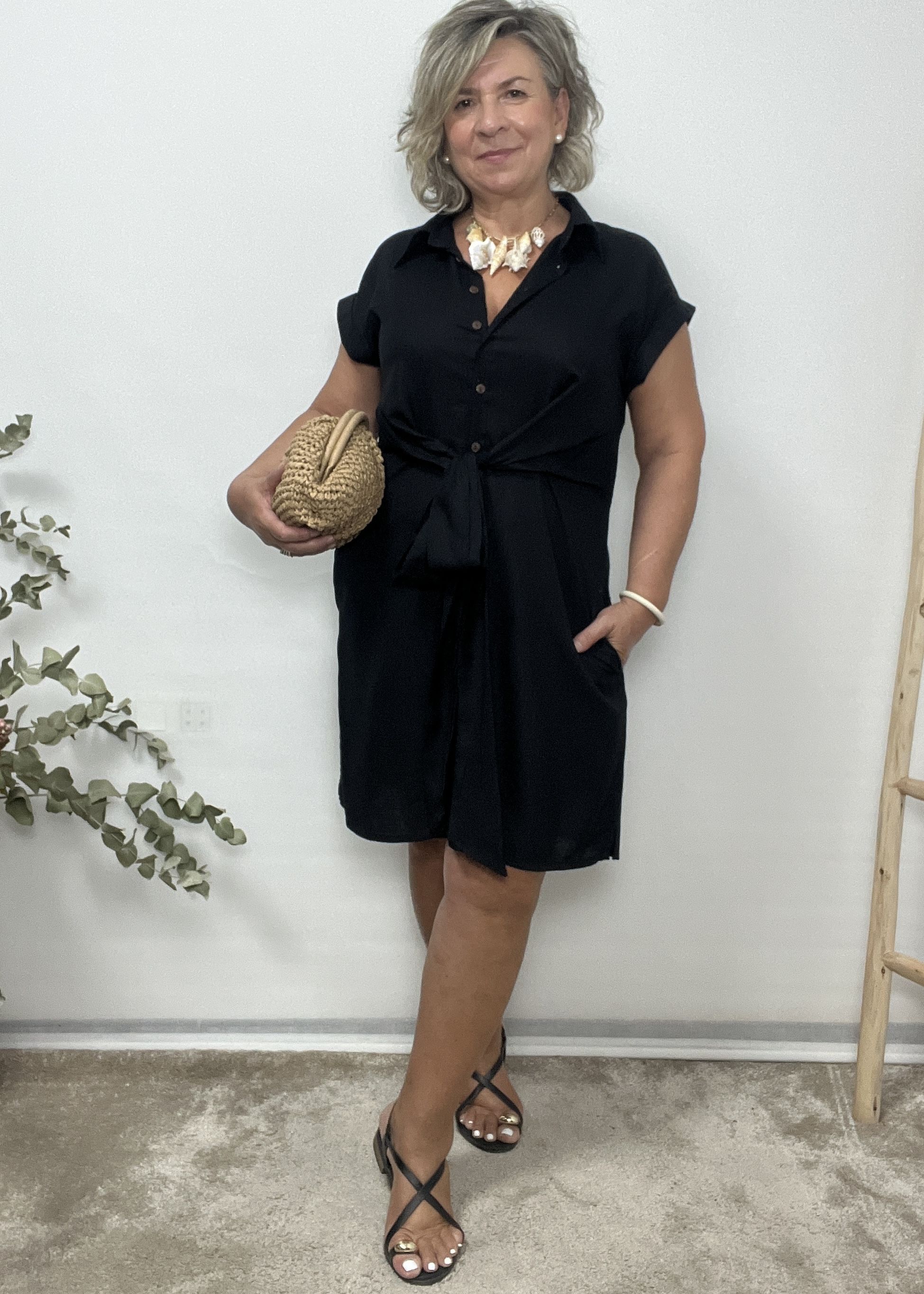 VESTIDO CAMISERO LAZADA