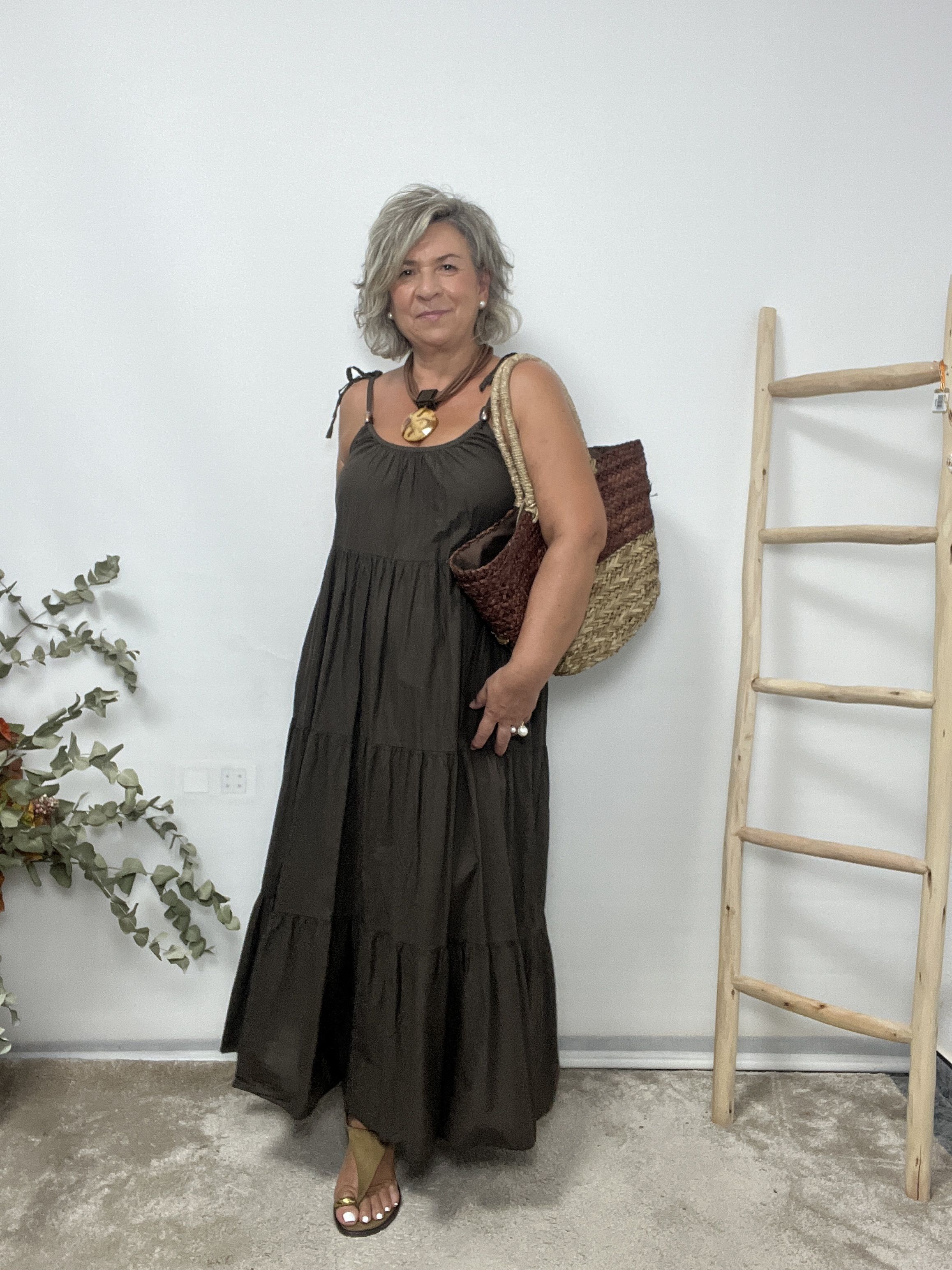 VESTIDO AMALIA CHOCOLATE
