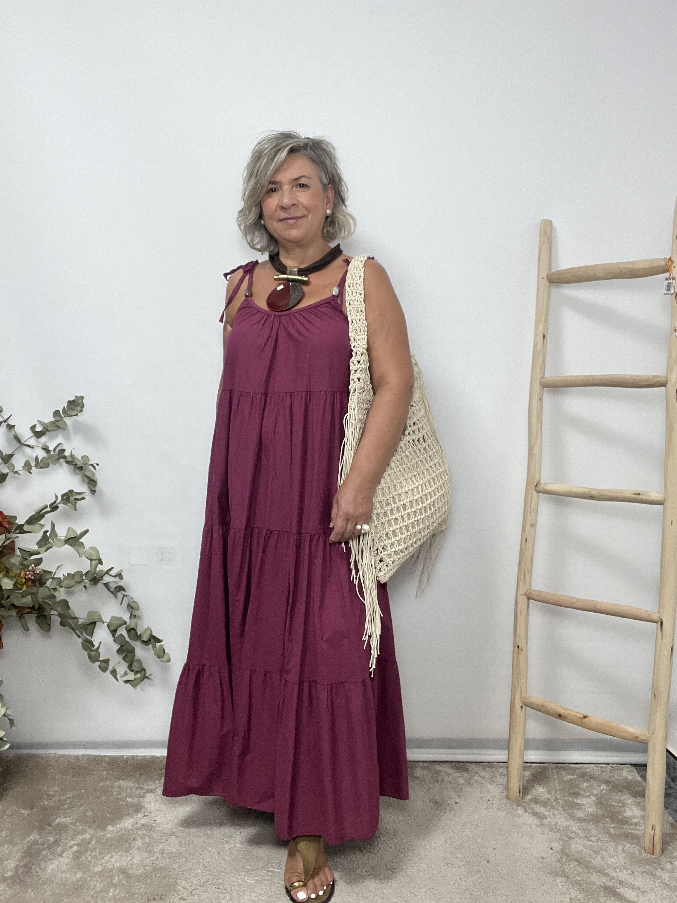 VESTIDO AMALIA CEREZA