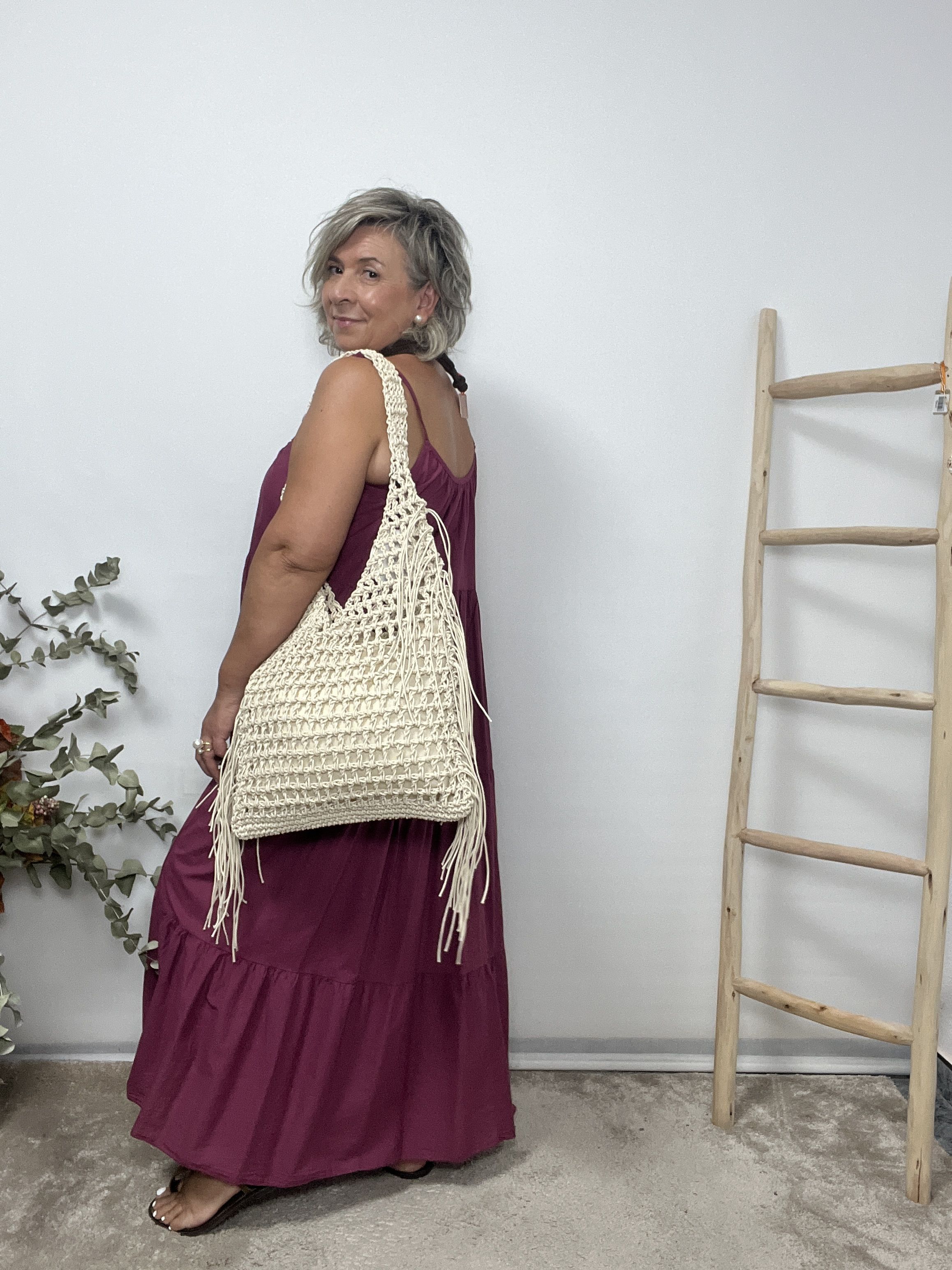VESTIDO AMALIA CEREZA - Imagen 2