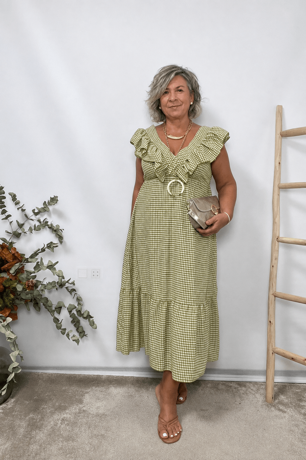 VESTIDO VICHY AURORA - Imagen 3