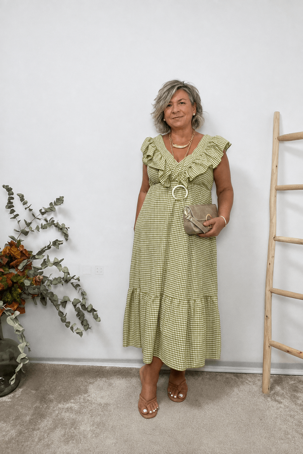 VESTIDO VICHY AURORA - Imagen 4