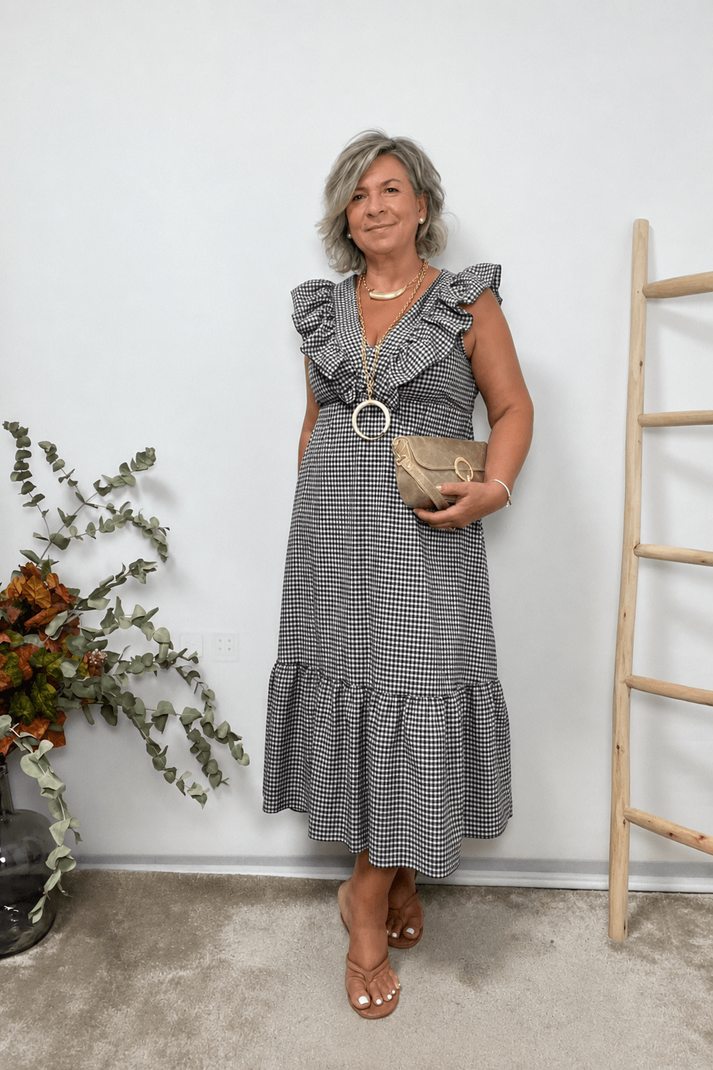 VESTIDO VICHY AURORA - Imagen 4