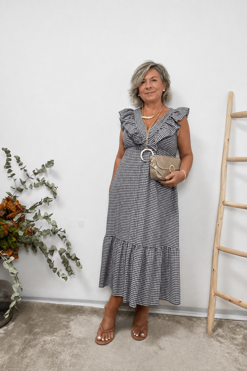 VESTIDO VICHY AURORA - Imagen 3