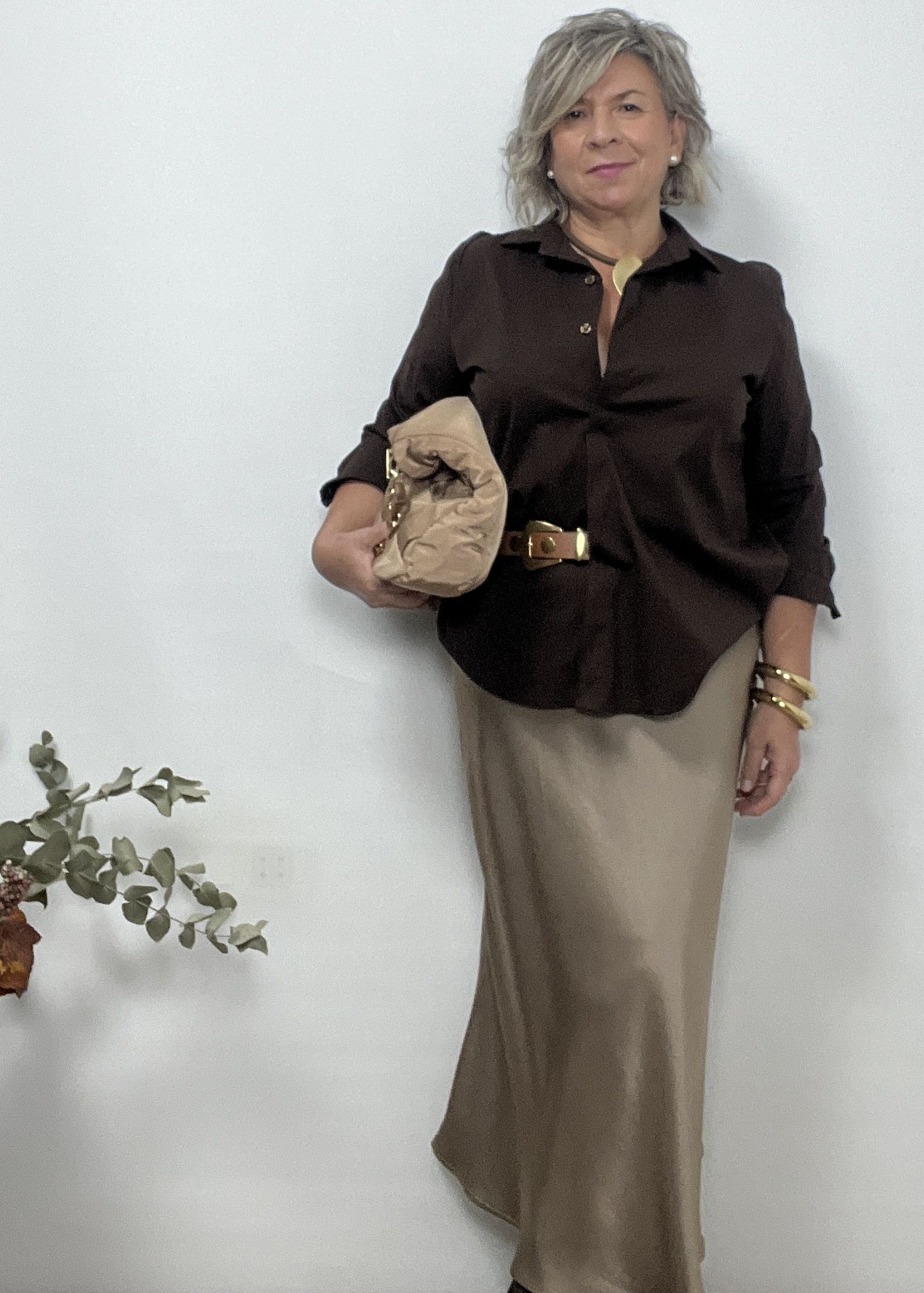 FALDA SATINADA ALEJANDRA - Imagen 4