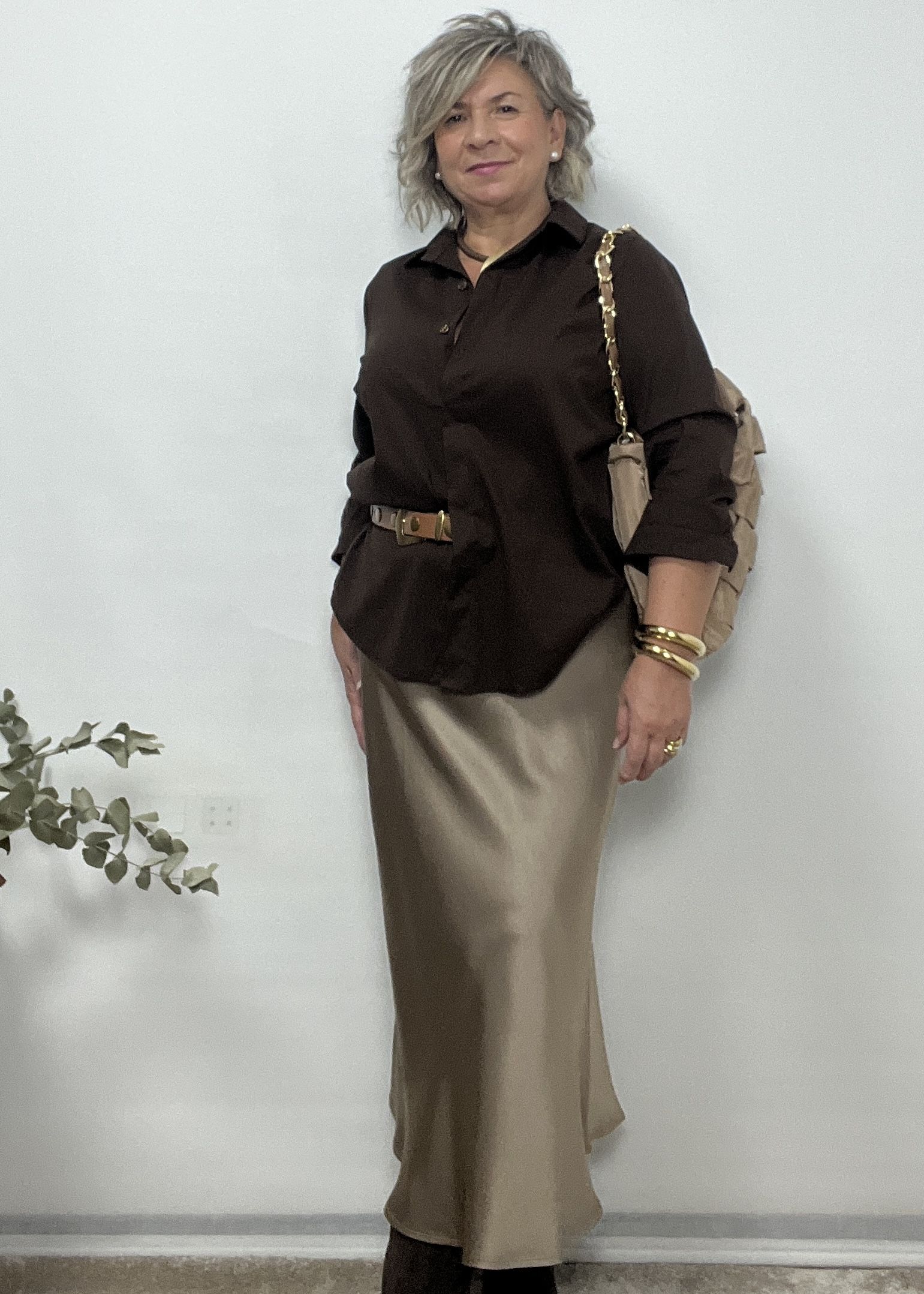 FALDA SATINADA ALEJANDRA